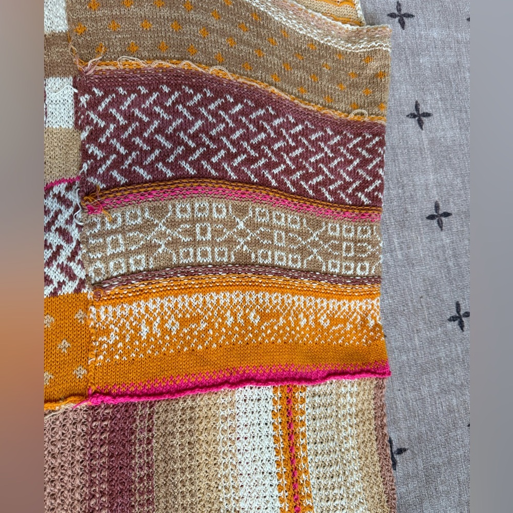 Free People Multicolor Patchwork Sweater - Picture 9 of 13
